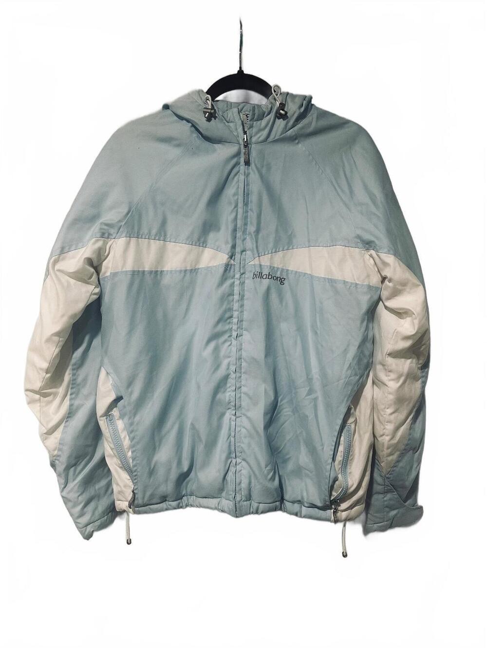 Columbia light blue puffer jacket